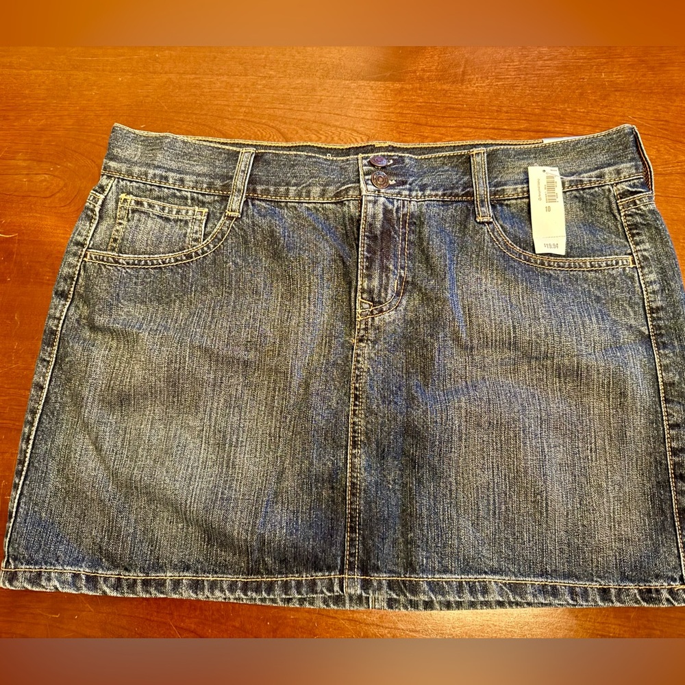 Old Navy Blue Denim Skirt